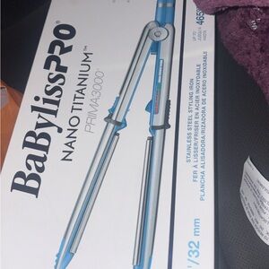 BaBylissPRO Nano Titanium Hair Straightener - Blue